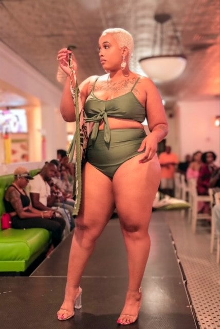 Fierce in Green t PLUS SIZE